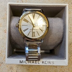 Michael Kors large face two tone watcg